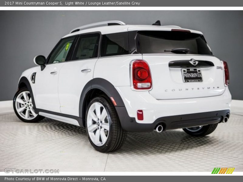 Light White / Lounge Leather/Satellite Grey 2017 Mini Countryman Cooper S