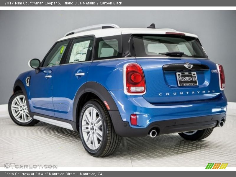 Island Blue Metallic / Carbon Black 2017 Mini Countryman Cooper S