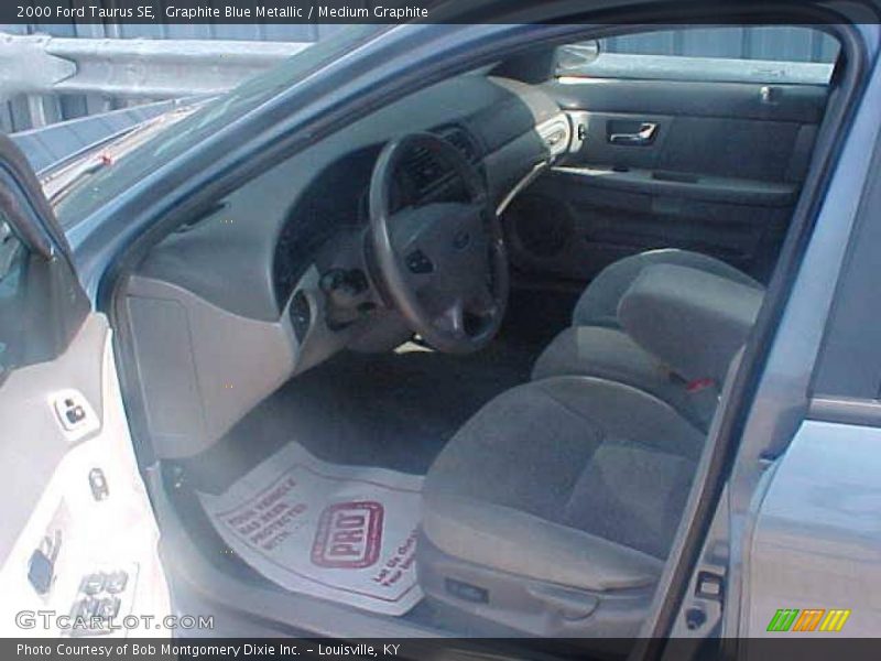 Graphite Blue Metallic / Medium Graphite 2000 Ford Taurus SE