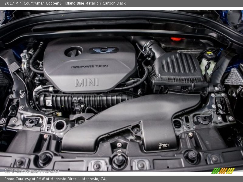 Island Blue Metallic / Carbon Black 2017 Mini Countryman Cooper S