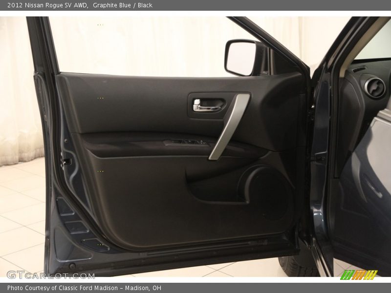 Graphite Blue / Black 2012 Nissan Rogue SV AWD