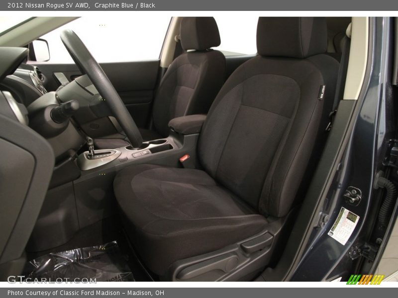 Graphite Blue / Black 2012 Nissan Rogue SV AWD