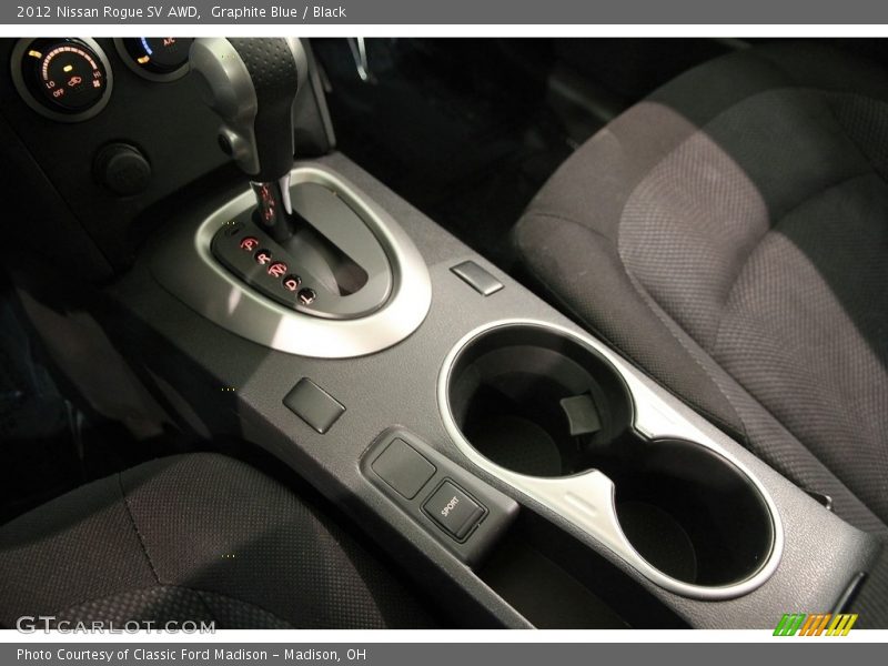 Graphite Blue / Black 2012 Nissan Rogue SV AWD
