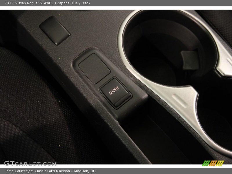 Graphite Blue / Black 2012 Nissan Rogue SV AWD