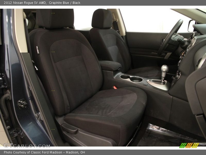 Graphite Blue / Black 2012 Nissan Rogue SV AWD