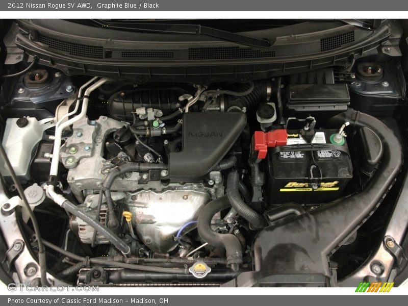 Graphite Blue / Black 2012 Nissan Rogue SV AWD