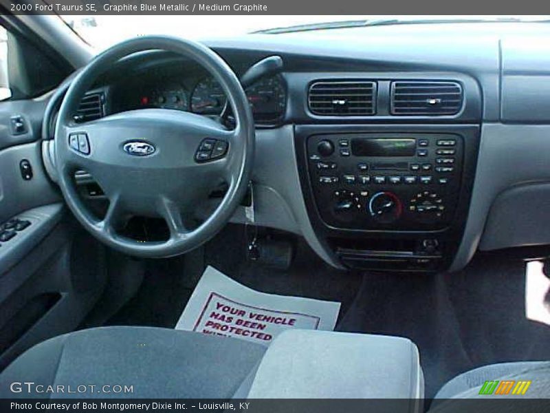 Graphite Blue Metallic / Medium Graphite 2000 Ford Taurus SE
