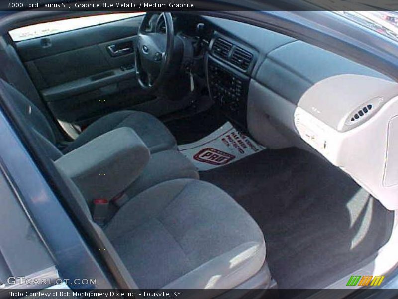 Graphite Blue Metallic / Medium Graphite 2000 Ford Taurus SE