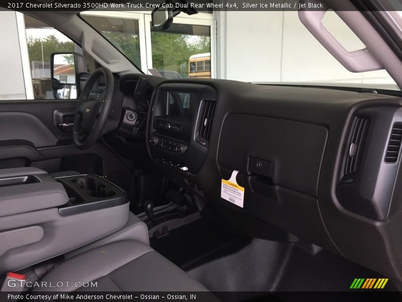 Silver Ice Metallic / Jet Black 2017 Chevrolet Silverado 3500HD Work Truck Crew Cab Dual Rear Wheel 4x4