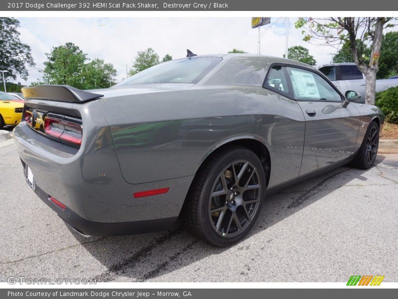 Destroyer Grey / Black 2017 Dodge Challenger 392 HEMI Scat Pack Shaker