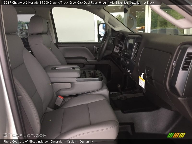 Silver Ice Metallic / Jet Black 2017 Chevrolet Silverado 3500HD Work Truck Crew Cab Dual Rear Wheel 4x4