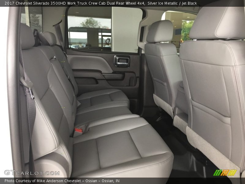 Silver Ice Metallic / Jet Black 2017 Chevrolet Silverado 3500HD Work Truck Crew Cab Dual Rear Wheel 4x4