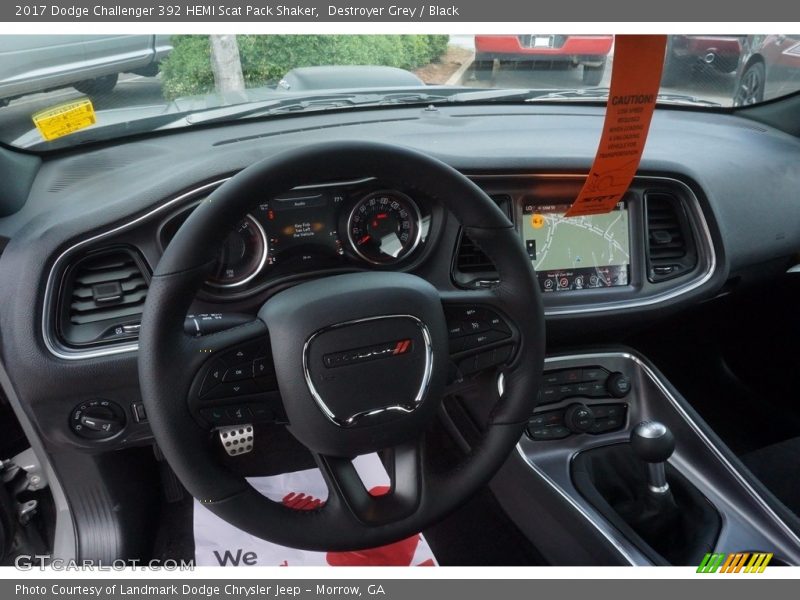 Destroyer Grey / Black 2017 Dodge Challenger 392 HEMI Scat Pack Shaker
