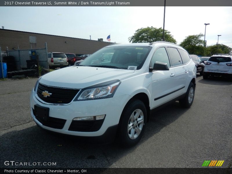 Summit White / Dark Titanium/Light Titanium 2017 Chevrolet Traverse LS