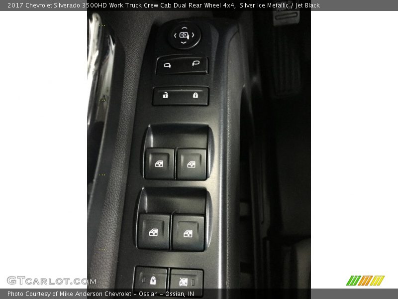 Silver Ice Metallic / Jet Black 2017 Chevrolet Silverado 3500HD Work Truck Crew Cab Dual Rear Wheel 4x4