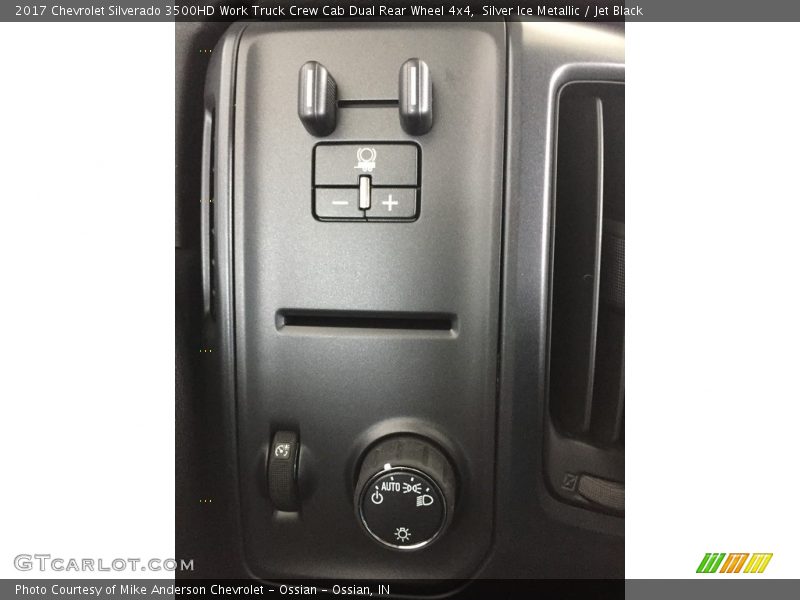Silver Ice Metallic / Jet Black 2017 Chevrolet Silverado 3500HD Work Truck Crew Cab Dual Rear Wheel 4x4