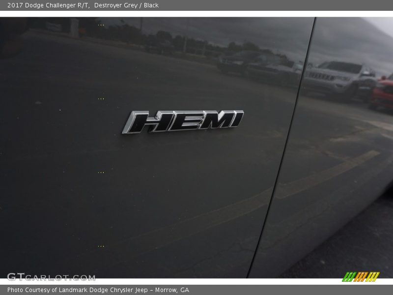 Destroyer Grey / Black 2017 Dodge Challenger R/T