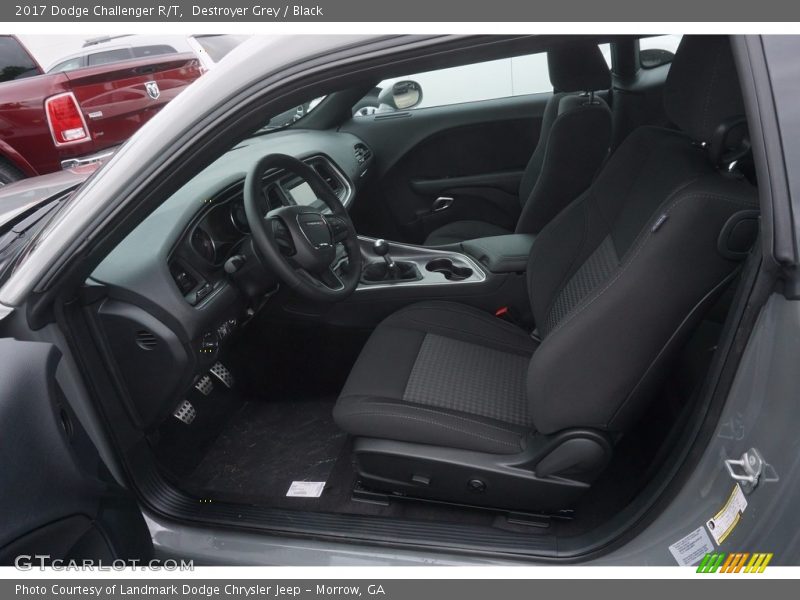 Destroyer Grey / Black 2017 Dodge Challenger R/T