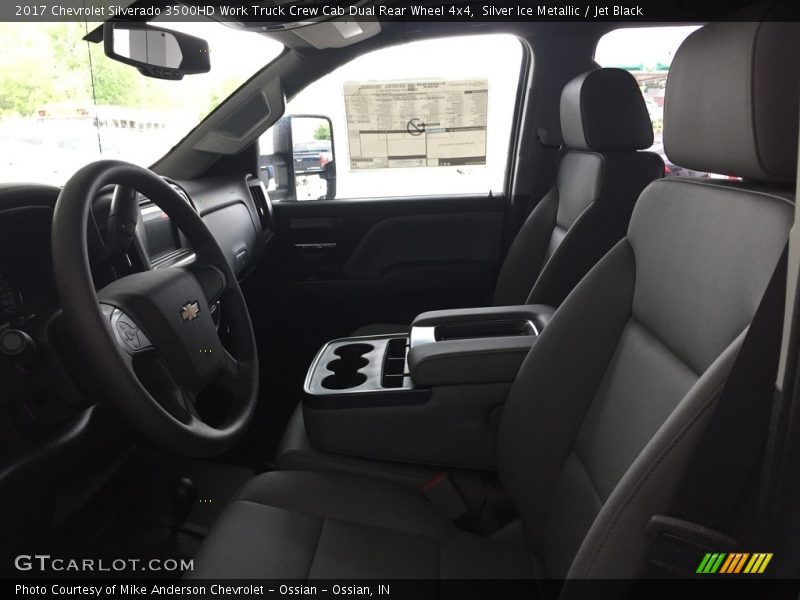 Silver Ice Metallic / Jet Black 2017 Chevrolet Silverado 3500HD Work Truck Crew Cab Dual Rear Wheel 4x4