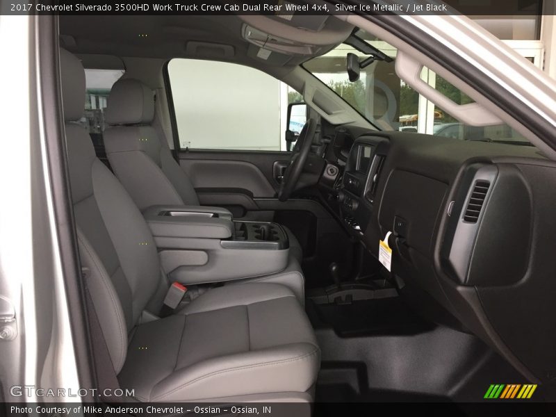 Silver Ice Metallic / Jet Black 2017 Chevrolet Silverado 3500HD Work Truck Crew Cab Dual Rear Wheel 4x4