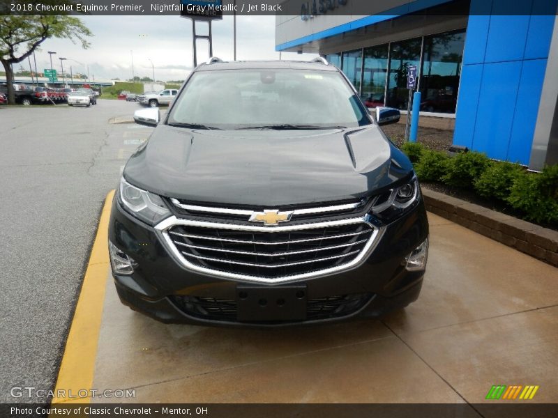 Nightfall Gray Metallic / Jet Black 2018 Chevrolet Equinox Premier