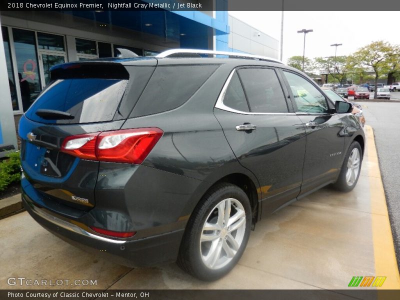 Nightfall Gray Metallic / Jet Black 2018 Chevrolet Equinox Premier