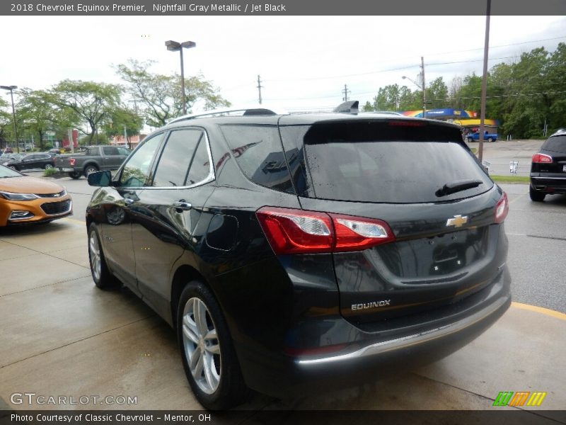 Nightfall Gray Metallic / Jet Black 2018 Chevrolet Equinox Premier
