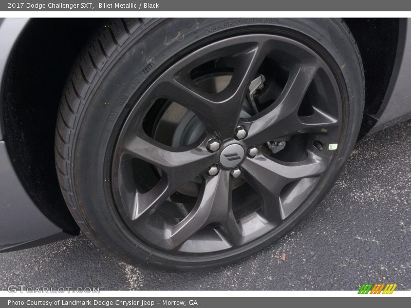 Billet Metallic / Black 2017 Dodge Challenger SXT