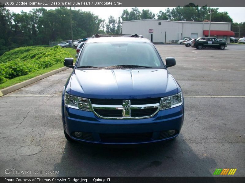 Deep Water Blue Pearl / Dark Slate Gray 2009 Dodge Journey SE