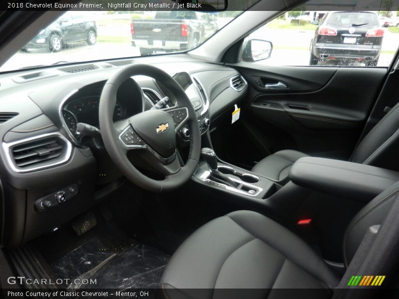 Nightfall Gray Metallic / Jet Black 2018 Chevrolet Equinox Premier