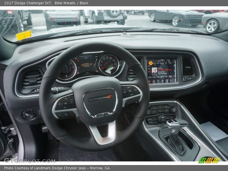Billet Metallic / Black 2017 Dodge Challenger SXT
