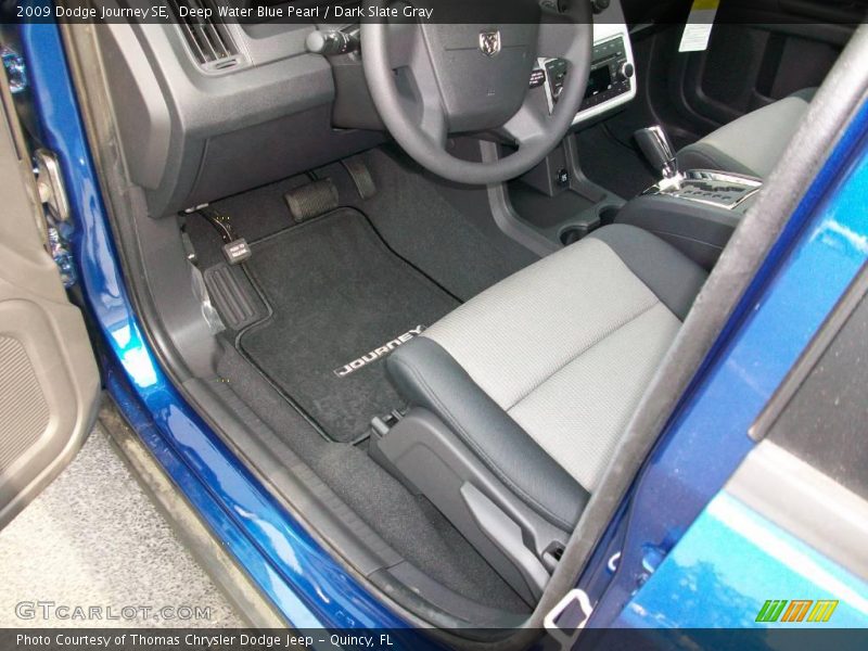 Deep Water Blue Pearl / Dark Slate Gray 2009 Dodge Journey SE