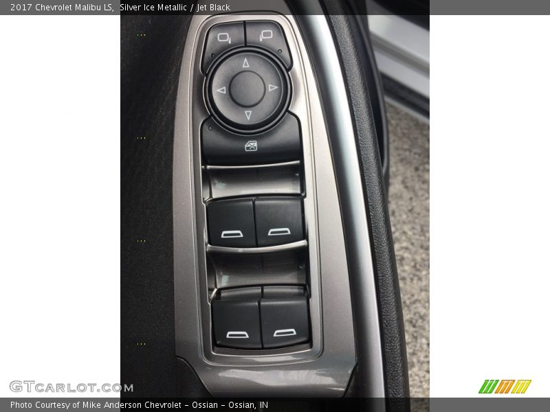Silver Ice Metallic / Jet Black 2017 Chevrolet Malibu LS