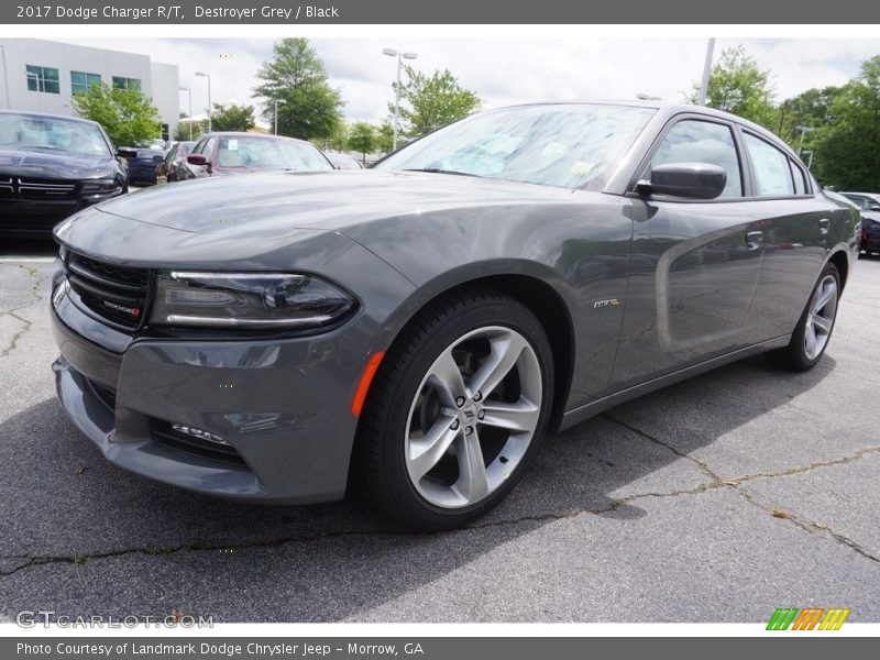 Destroyer Grey / Black 2017 Dodge Charger R/T