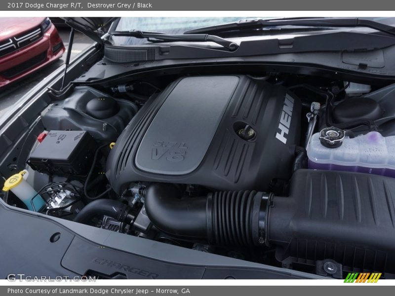 Destroyer Grey / Black 2017 Dodge Charger R/T