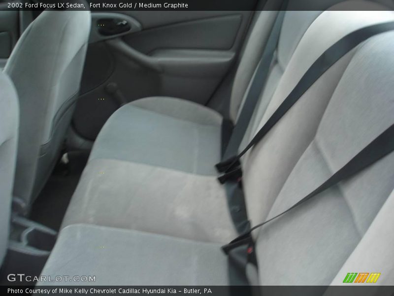 Fort Knox Gold / Medium Graphite 2002 Ford Focus LX Sedan