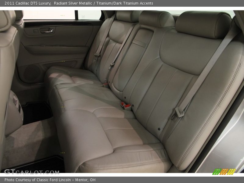 Radiant Silver Metallic / Titanium/Dark Titanium Accents 2011 Cadillac DTS Luxury