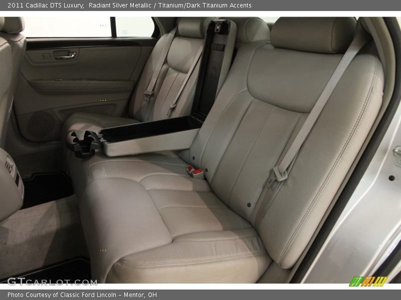 Radiant Silver Metallic / Titanium/Dark Titanium Accents 2011 Cadillac DTS Luxury