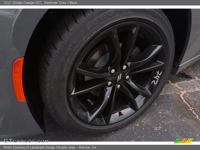 Destroyer Grey / Black 2017 Dodge Charger SXT