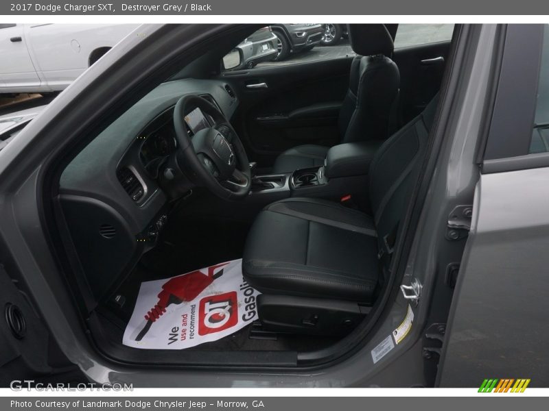 Destroyer Grey / Black 2017 Dodge Charger SXT