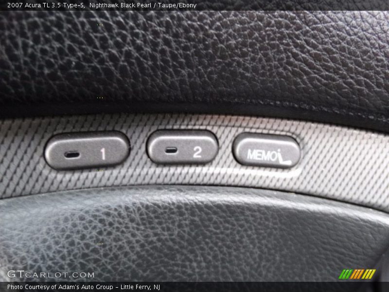 Nighthawk Black Pearl / Taupe/Ebony 2007 Acura TL 3.5 Type-S