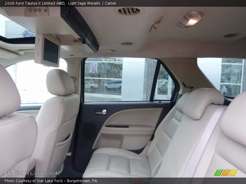 Light Sage Metallic / Camel 2008 Ford Taurus X Limited AWD