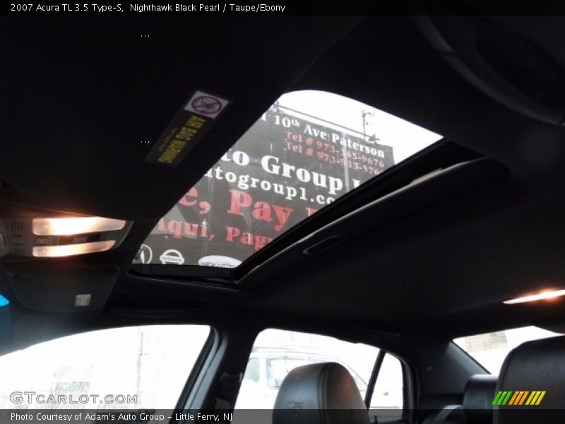 Nighthawk Black Pearl / Taupe/Ebony 2007 Acura TL 3.5 Type-S