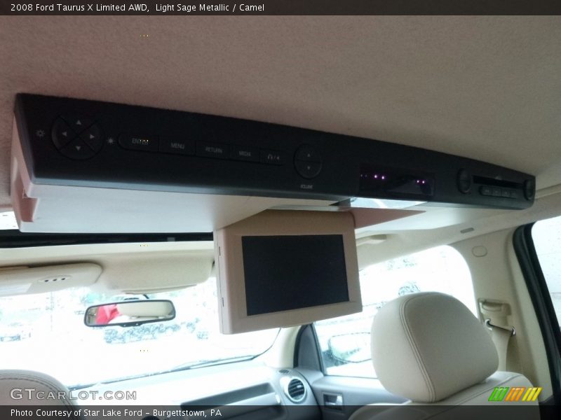 Light Sage Metallic / Camel 2008 Ford Taurus X Limited AWD