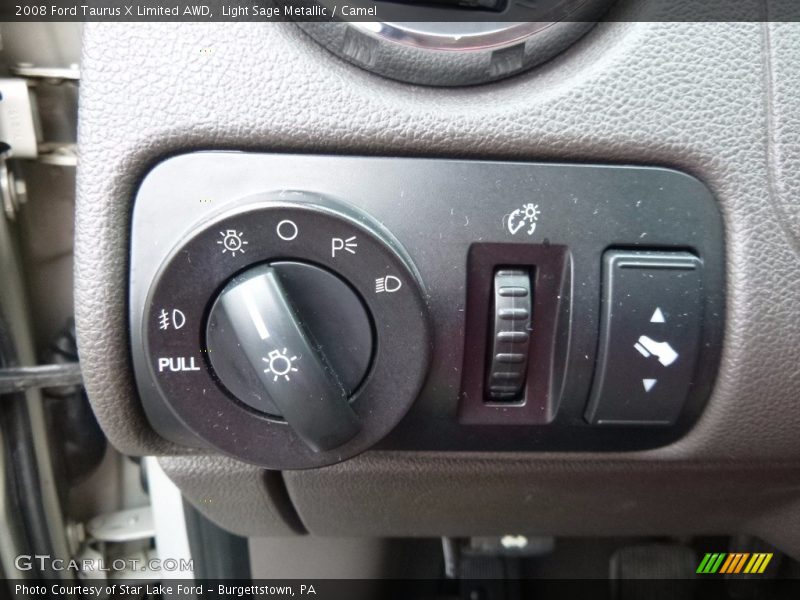 Light Sage Metallic / Camel 2008 Ford Taurus X Limited AWD