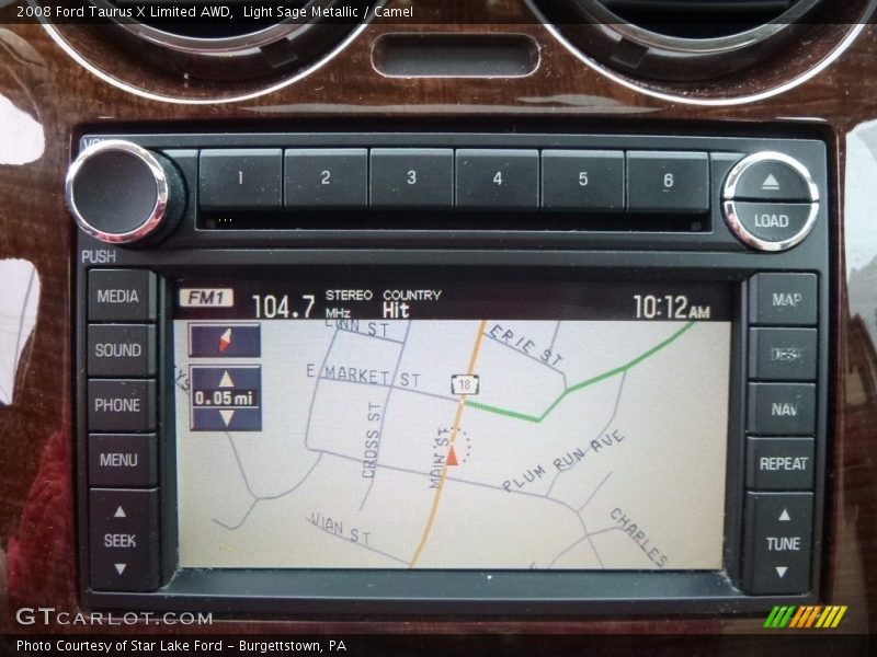 Light Sage Metallic / Camel 2008 Ford Taurus X Limited AWD