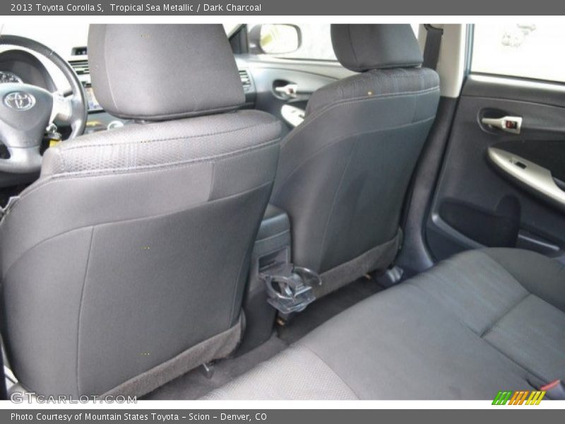 Tropical Sea Metallic / Dark Charcoal 2013 Toyota Corolla S