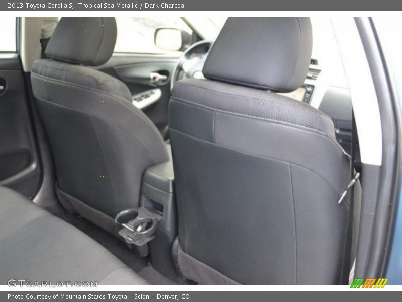 Tropical Sea Metallic / Dark Charcoal 2013 Toyota Corolla S