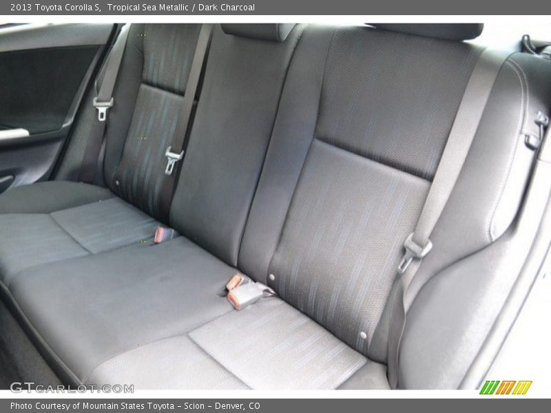 Tropical Sea Metallic / Dark Charcoal 2013 Toyota Corolla S
