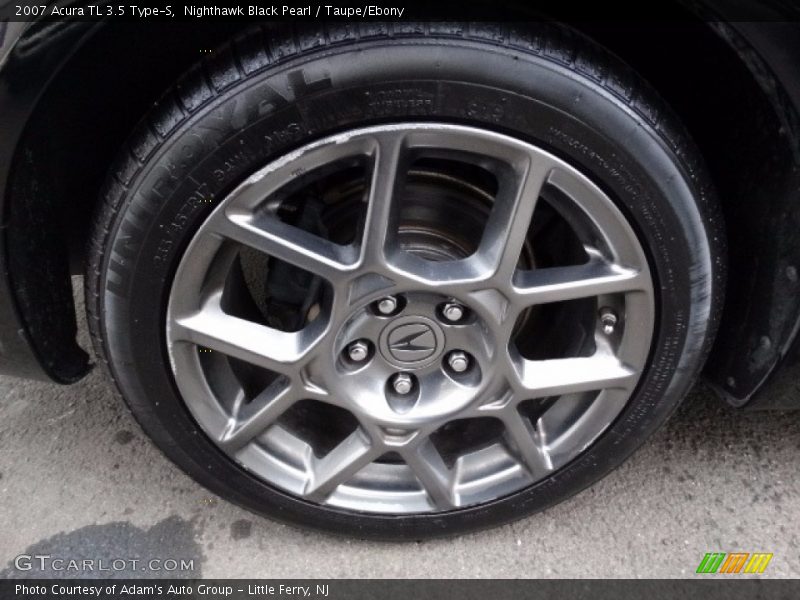 Nighthawk Black Pearl / Taupe/Ebony 2007 Acura TL 3.5 Type-S